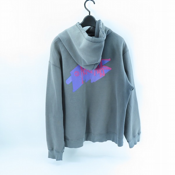 実際に弊社で買取させて頂いたSTUSSY/ステューシー ロゴプリント パーカー グレー /Lの画像 1枚目