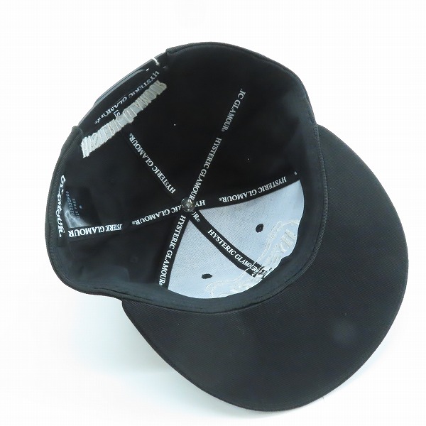実際に弊社で買取させて頂いた【未使用】HYSTERIC GLAMOUR/ヒステリックグラマー HYS WHISKY刺繍 キャップ 02233QH09の画像 4枚目