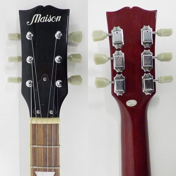 実際に弊社で買取させて頂いた★Maison/メイソン SGスタンダードType エレキギター セットネックの画像 2枚目