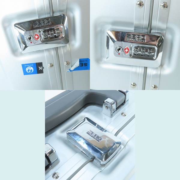 実際に弊社で買取させて頂いたZERO HALLIBURTON/ゼロハリバートン 68L ジオ アルミニウム 3.0/4輪キャリーケースの画像 3枚目