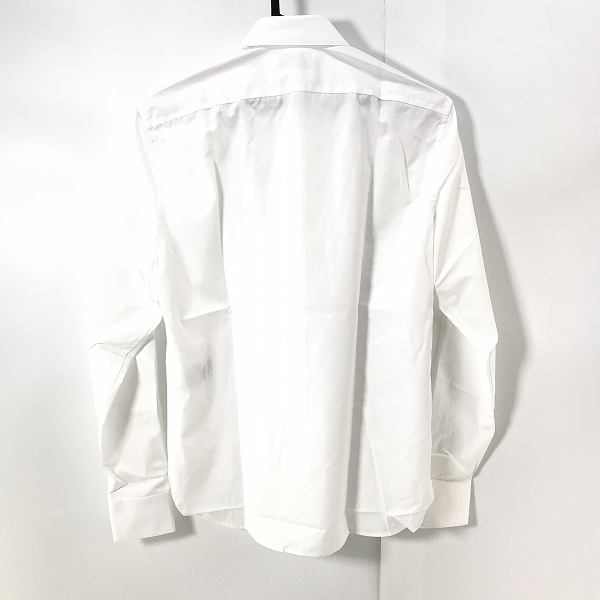 実際に弊社で買取させて頂いた(1)【未使用】SAINT LAURENT/サンローラン 19SS プレーン 長袖シャツ 536096 Y216W/36の画像 1枚目