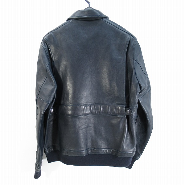 実際に弊社で買取させて頂いたMilok/ミロック 襟付きレザージャケット 21SSBL01/44の画像 1枚目