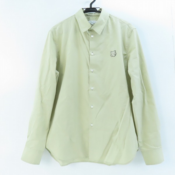 実際に弊社で買取させて頂いたMAISON KITSUNE/メゾンキツネ BOLD FOX HEAD RELAXED SHIRT/ASH シャツ MM00403WC5030/S
