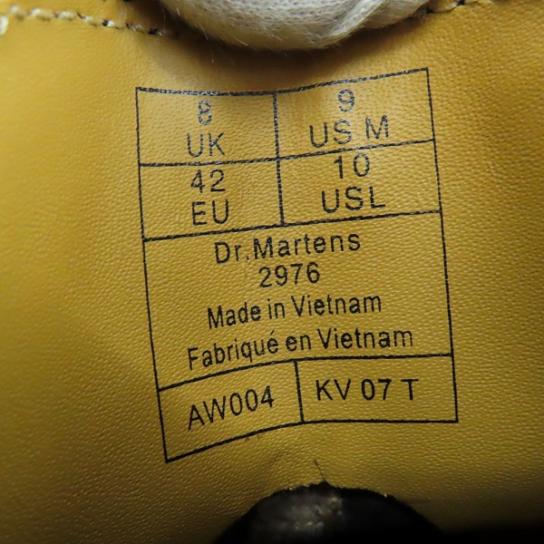 実際に弊社で買取させて頂いたDr.Martens/ドクターマーチン CHELSEA BOOT/チェルシー サイドゴアブーツ 2976/UK8の画像 5枚目