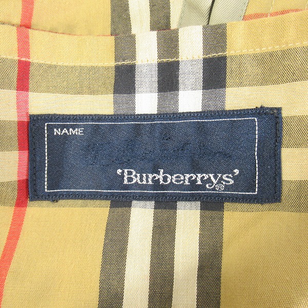 実際に弊社で買取させて頂いたBurberry's/バーバリーズ ライナー付き トレンチコート BBB82/96-180-7の画像 2枚目