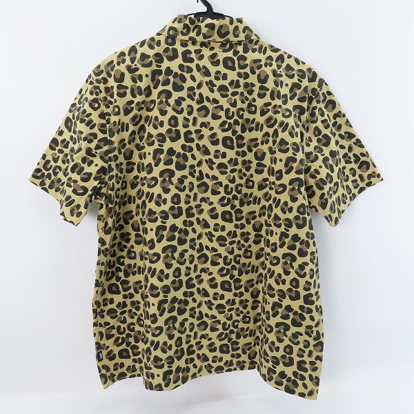 実際に弊社で買取させて頂いたSTUSSY/ステューシー レオパード 半袖シャツ/Mの画像 1枚目