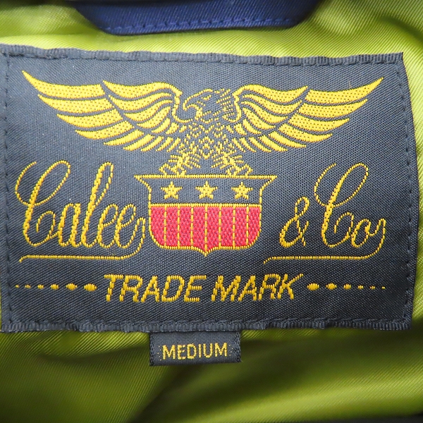 実際に弊社で買取させて頂いたCALEE/キャリー TRADE MARK/トレードマーク ジップアップジャケット/Mの画像 2枚目