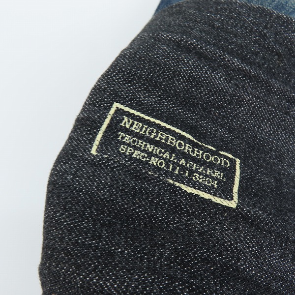 実際に弊社で買取させて頂いたNEIGHBORHOOD/ネイバーフッド Narrow Straight 11EX LEVEL-4 デニムパンツ /111DCNH-PTM14 Sの画像 7枚目