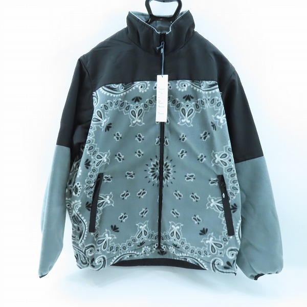実際に弊社で買取させて頂いた【未使用】 CHALLENGER/チャレンジャー BANDANA FLEECE JACKET フリースジャケット CLG-JK 023-007/L