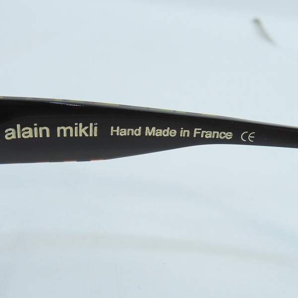 実際に弊社で買取させて頂いたalain mikli/アランミクリ ステンドグラス柄 アイウェア/メガネフレーム AL1048B061の画像 5枚目