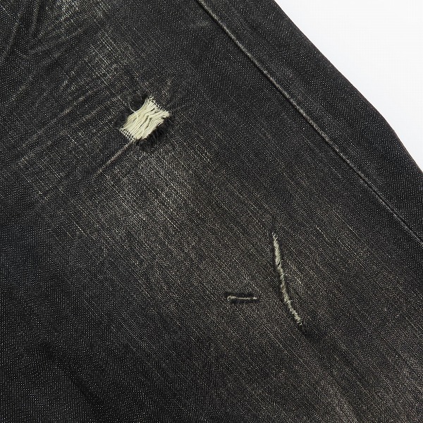 実際に弊社で買取させて頂いたLEVI'S/リーバイス 501 ブラックデニムパンツ 501-0601 /W32 L32の画像 9枚目