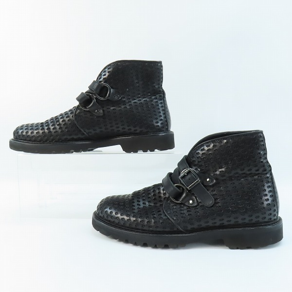 実際に弊社で買取させて頂いたEMPORIO ARMANI/エンポリオアルマーニ レザー ベルトブーツ 6の画像 3枚目