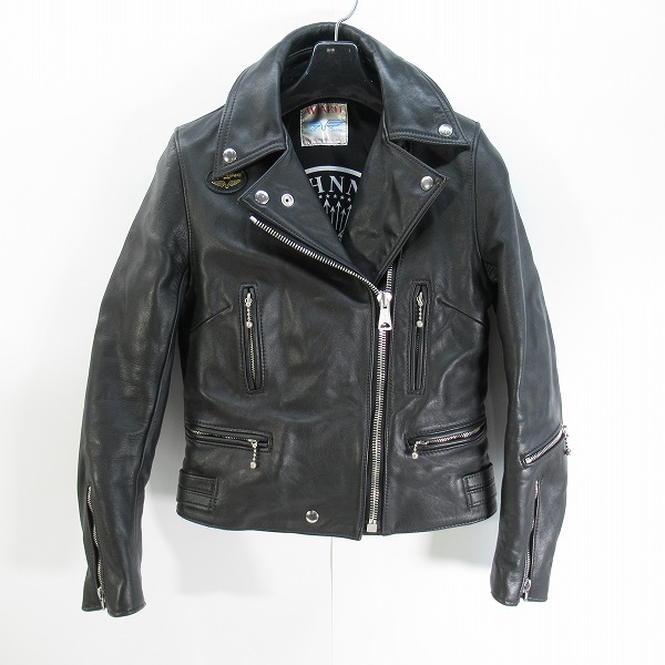 実際に弊社で買取させて頂いたLewis Leathers×HYSTERIC GLAMOUR/ルイスレザー×ヒステリックグラマー ダブルライダースジャケット 0153LB04/F