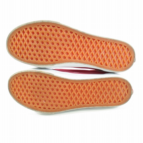 実際に弊社で買取させて頂いたVANS/バンズ old skool ローカットスニーカー レッド 27の画像 2枚目