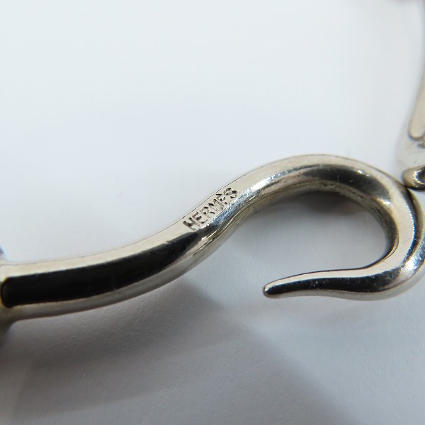 実際に弊社で買取させて頂いたHERMES/エルメス レザー ジャンボブレスレットの画像 6枚目