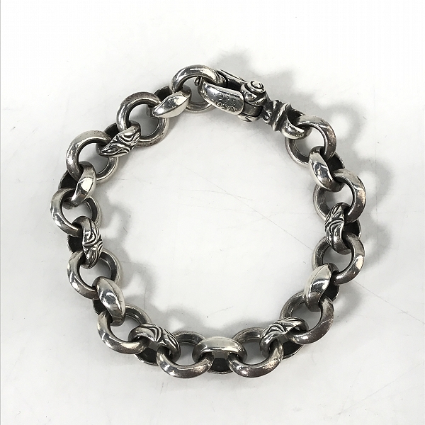 実際に弊社で買取させて頂いた【ギャラ付】LONE ONES/ロンワンズ カーブドシルクシグネットブレスレット の画像 1枚目