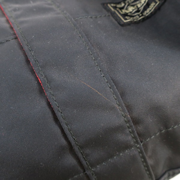 実際に弊社で買取させて頂いたPORTER/ポーター 2way ミニ ショルダー/トートバッグ ブラック×レッドの画像 6枚目