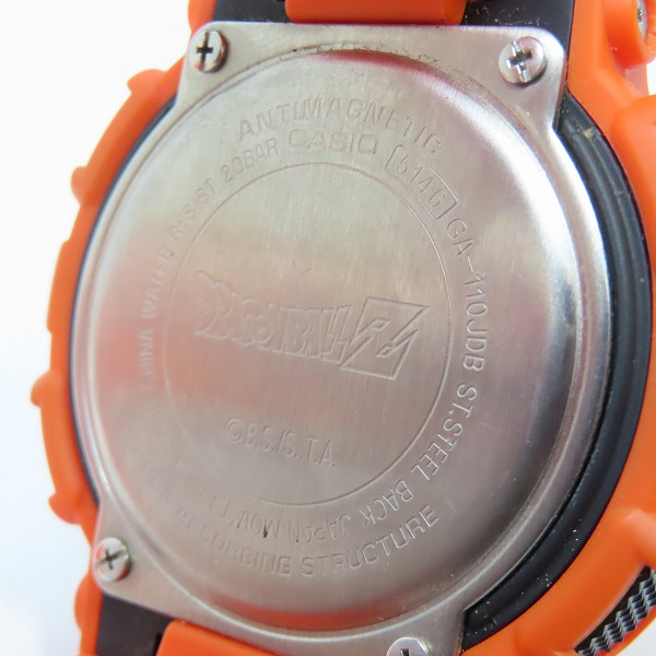 実際に弊社で買取させて頂いたG-SHOCK×DRAGON BALL Z/Gショック×ドラゴンボールZ デジタルアナログ GA-110シリーズ コラボ 腕時計 GA-110JDB-1A4JRの画像 3枚目