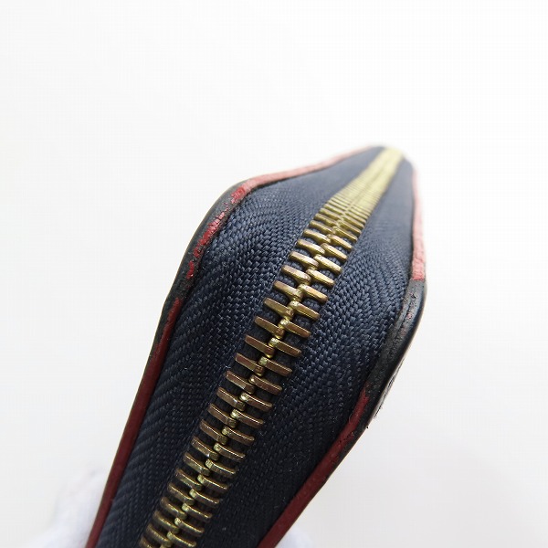 実際に弊社で買取させて頂いたLOUIS VUITTON/ルイヴィトン モノグラム アンプラント ジッピーウォレット/長財布 M62121の画像 7枚目