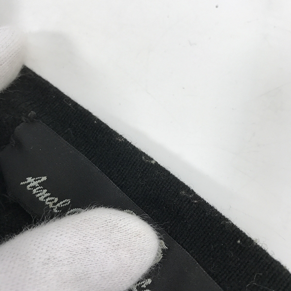 実際に弊社で買取させて頂いたA＆G/エーアンドジー カシミヤ ニット クロス カットソー /Mの画像 4枚目