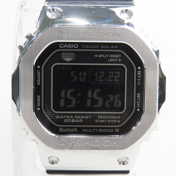 実際に弊社で買取させて頂いたG-SHOCK/Gショック フルメタルケース Bluetooth対応 電波ソーラー/マルチバンド6 腕時計/ウォッチ GMW-B5000-1JFの画像 0枚目