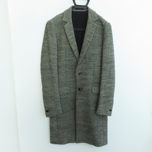 実際に弊社で買取させて頂いたATTACHMENT/アタッチメント W/HALP ツイード チェスターコート AC42-222 1