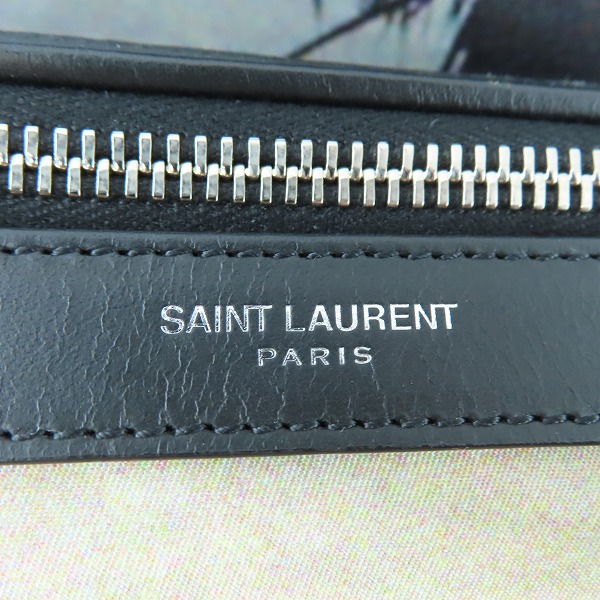 実際に弊社で買取させて頂いたSAINT LAURENT/サンローラン シティ バックパック エコニル/スムースレザー/ナイロン "アズール/オレンジ" 534967FAAFP4383の画像 3枚目