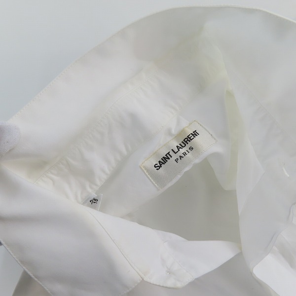 実際に弊社で買取させて頂いた【JPタグ】SAINT LAURENT PARIS/サンローランパリ 長袖シャツ/ドレスシャツ 501978/41の画像 8枚目
