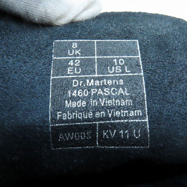 実際に弊社で買取させて頂いたDr.Martens/ドクターマーチン PASCAL 8ホールブーツ 1460/UK8の画像 5枚目