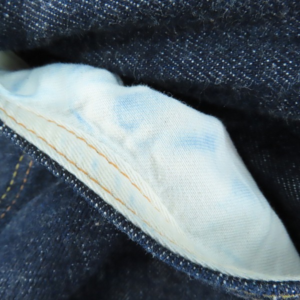 実際に弊社で買取させて頂いたEVISU/エヴィス Lot.2000 No.2 白カモメ デニムパンツ 32×32の画像 7枚目