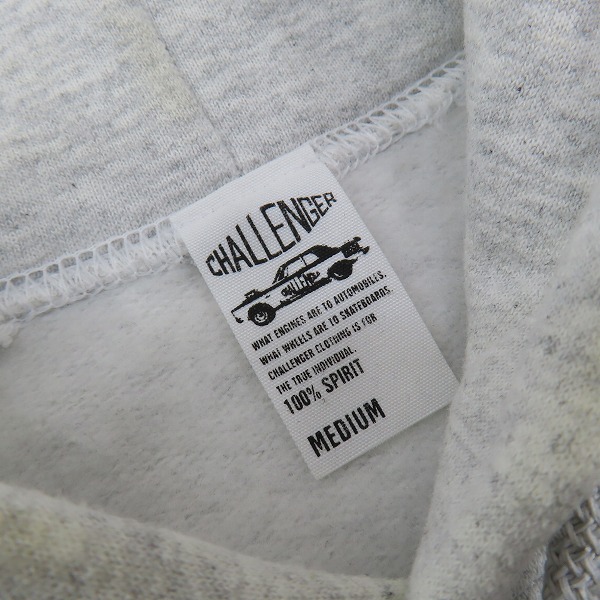 実際に弊社で買取させて頂いたCHALLENGER/チャレンジャー LOGO SPIDER HOODIE プルオーバーパーカー/Mの画像 2枚目