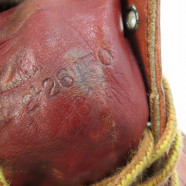 実際に弊社で買取させて頂いたRED WING/レッドウィング アイリッシュセッター ブーツ 羽タグ 8166 /8Dの画像 7枚目