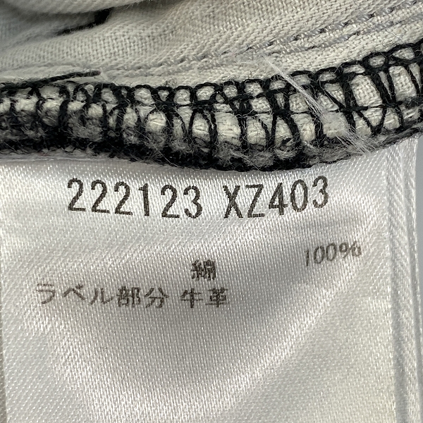 実際に弊社で買取させて頂いたGUCCI/グッチ ストレートパンツ ボタンフライ 222123 XZ403/48の画像 3枚目