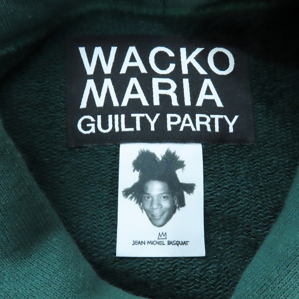 実際に弊社で買取させて頂いたWACKO MARIA×JEAN MICHEL BASQUIAT/ワコマリア×ジャンミシェルバスキア ヘビーウェイト プリントパーカー /Lの画像 2枚目
