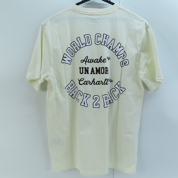 実際に弊社で買取させて頂いたCarhartt WIP×Awake NY/カーハート×アウェイク ニューヨーク ポケットTシャツ/Lの画像 1枚目