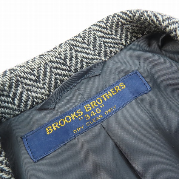 実際に弊社で買取させて頂いたBROOKS BROTHERS/ブルックスブラザーズ 346 2B テーラード ジャケット/94 A6の画像 2枚目