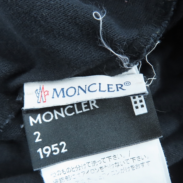 実際に弊社で買取させて頂いた【JPタグ】MONCLER GENIUS/モンクレール ジーニアス 1952 MAGLIA 刺繍 半袖Tシャツ D20918003750/XLの画像 2枚目