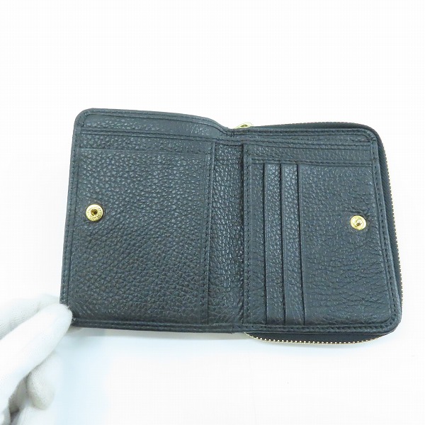 実際に弊社で買取させて頂いたA.P.C./アーペーセー EMMANUEL ZIP WALLET コンパクトウォレット 二つ折り財布 PXBJQ H63087の画像 3枚目