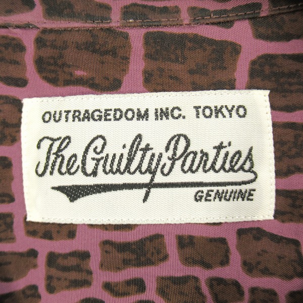 実際に弊社で買取させて頂いたWACKO MARIA/ワコマリア 半袖 オープンシャツ クロコ/Mの画像 2枚目