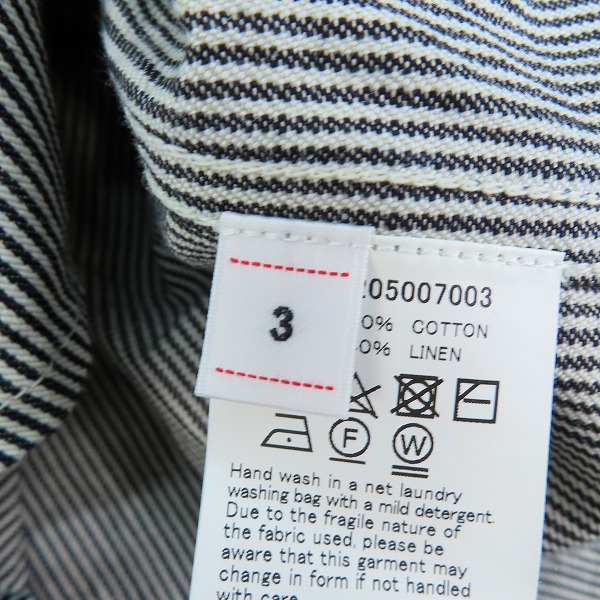 実際に弊社で買取させて頂いたvisvim/ビズビム SS LUMBER L/S HICKORY ヒッコリー ストライプ柄 長袖シャツ/ワークジャケット 0121205007003 3の画像 3枚目