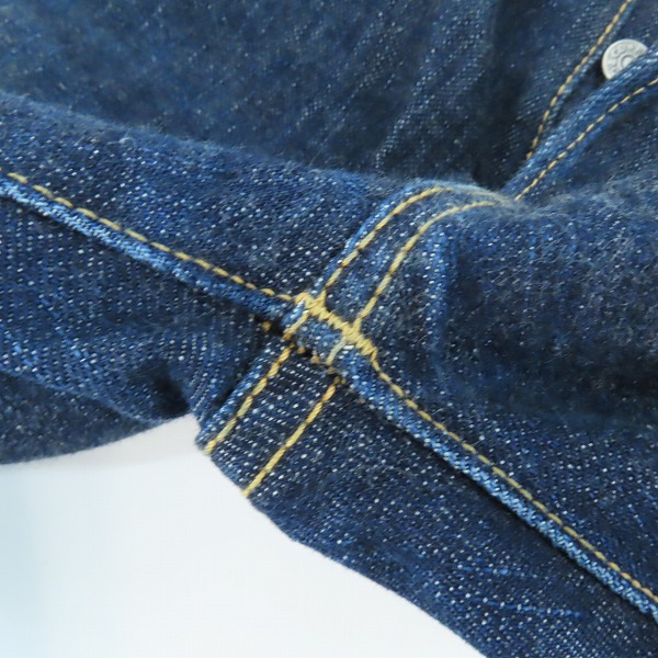 実際に弊社で買取させて頂いたTHE FLAT HEAD/フラットヘッド 10周年記念モデル デニムパンツ Lot.5100XX/W32L36の画像 8枚目