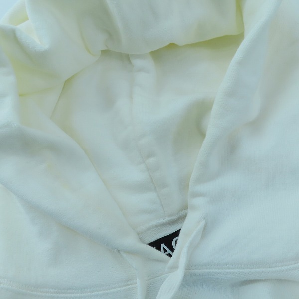 実際に弊社で買取させて頂いたWACKO MARIA/ワコマリア GUILTY PARTIES HEAVY WEIGHT PULLOVER HOODED SWEATSHIRT プルオーバー パーカー ホワイト XLの画像 6枚目