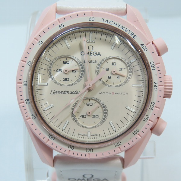 実際に弊社で買取させて頂いたSwatch×OMEGA/スウォッチ×オメガ スピードマスター  MISSION TO VENUS/ ミッショントゥヴィーナス  SO33P100【動作未確認】