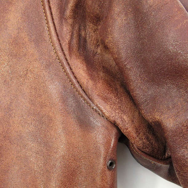 実際に弊社で買取させて頂いたBUZZ RICKSON'S/バズリクソンズ TYPE A-2 フライトジャケット ROUGH WEAR 実名復刻 BR80253/40の画像 6枚目