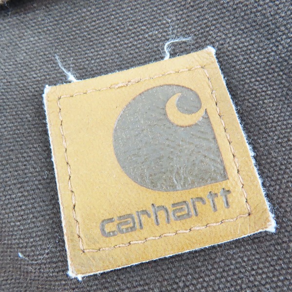 実際に弊社で買取させて頂いたCarhartt/カーハート トラディショナルコート ダック地 ワークジャケット 2XLの画像 8枚目
