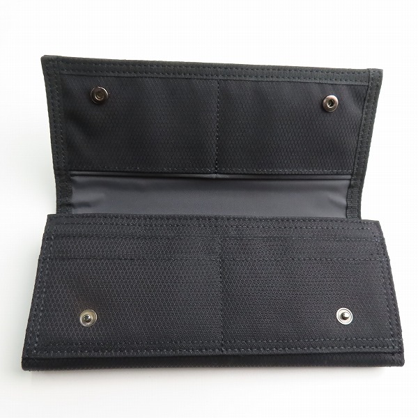 実際に弊社で買取させて頂いたPORTER/ポーター DILL/ディル ロングウォレット/二つ折り長財布 ブラック 653-09754の画像 4枚目