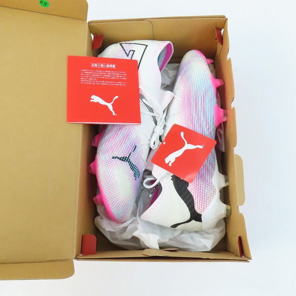 実際に弊社で買取させて頂いた【未使用】PUMA/プーマ Future 7 Ultimate/フューチャー アルティメット FG/AG 107599-01/24.5の画像 7枚目