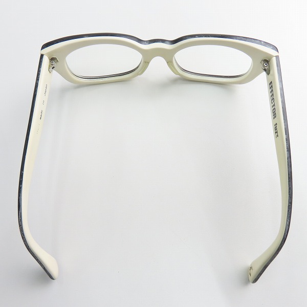 実際に弊社で買取させて頂いたEFFECTOR/エフェクター fuzz/ファズ ウェリントン型/メガネフレーム/アイウェア/度入りの画像 2枚目