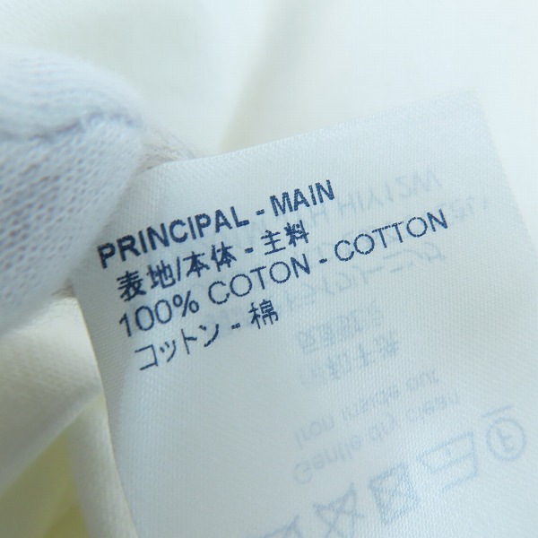 実際に弊社で買取させて頂いた【JPタグ】LOUIS VUITTON/ルイヴィトン 20SS Virgil Abloh LVペンダント エンブロイダリー Tシャツ RM201M JYH HIY12W  XLの画像 7枚目