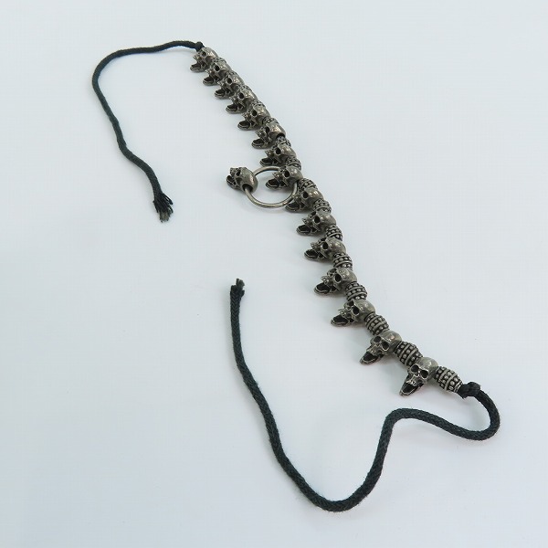 実際に弊社で買取させて頂いたNECROMANCE/ネクロマンス スカルブレスレットの画像 6枚目